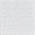 A La Maison Ceilings Emma's Flowers 20-in x 20-in 8-Pack Plain White Textured Surface-mount Ceiling Tile, 8PK R125PW-8